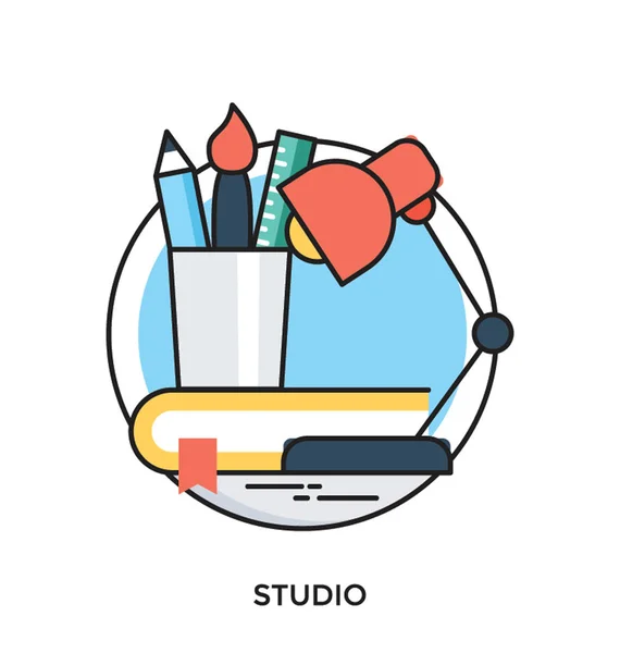 Studio Flat Vector Icon