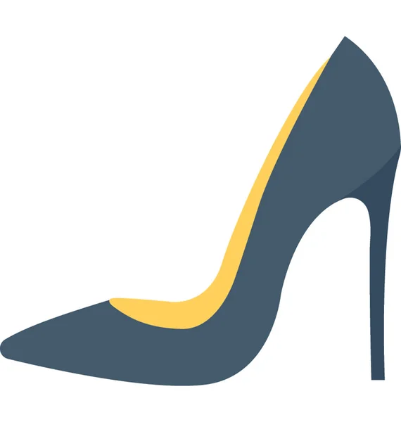 Hak Schoenen Platte Vector Icon — Stockvector