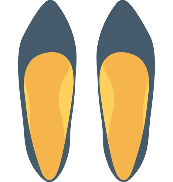 Chaussures Plat Vectoriel Icône — Image vectorielle