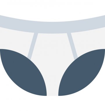 Külot düz vektör simgesi