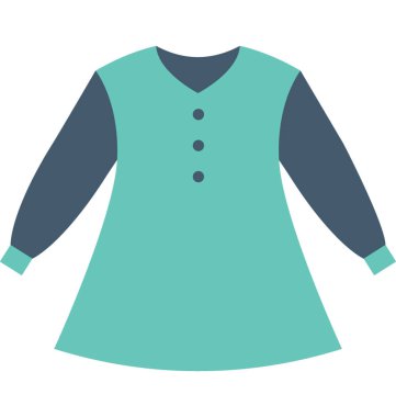 Rop düz vektör simgesi 