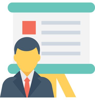 Sunu düz vektör simgesi 