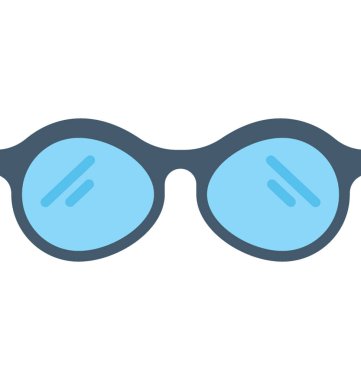 Gözlükler Düz Vektör Simgesi