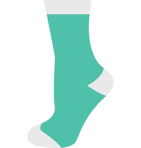 Socks Flat Vector Icon — Stock Vector