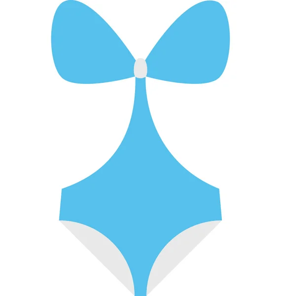 Bikini Plat Icône Vectorielle — Image vectorielle
