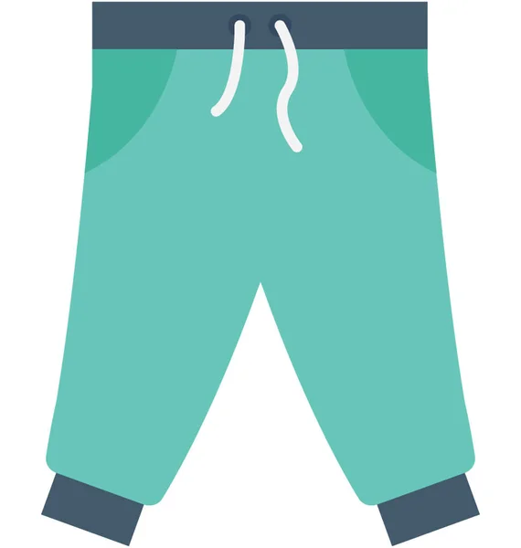 Icône Vectorielle Plate Pyjama — Image vectorielle