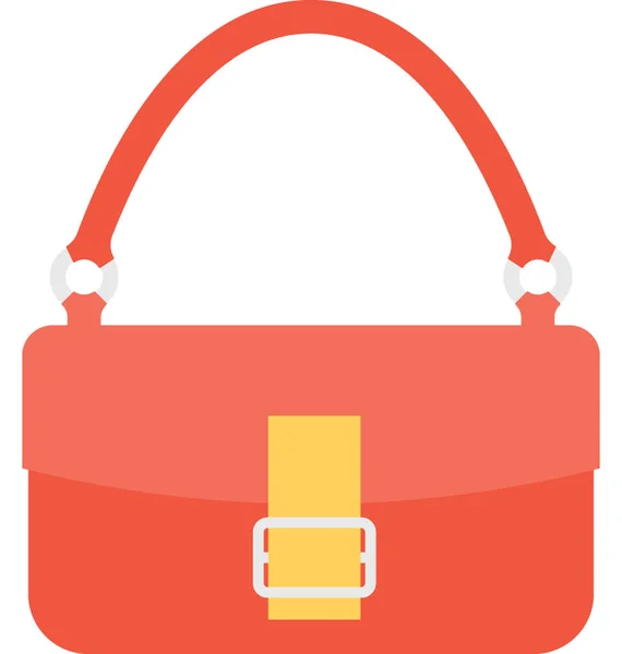 Bolsa Plana Vector Icon — Vetor de Stock