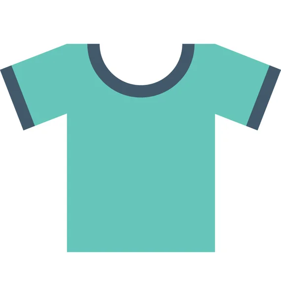 Shirt Flache Vektor Symbol — Stockvektor