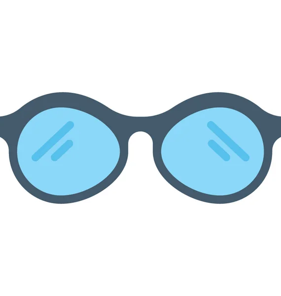 Glasses Flat Vector Icon — Stock Vector