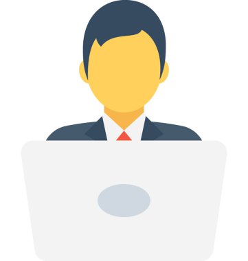 Kamu hoparlör düz vektör simgesi