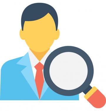 Düz vektör simge iş bulmak