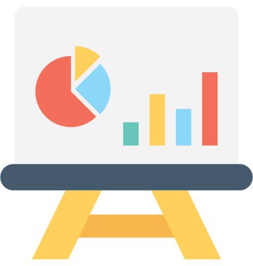 Sunu düz vektör simgesi