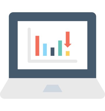 analitik düz vektör simgesi