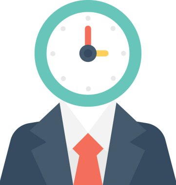 Randevu düz vektör simgesi