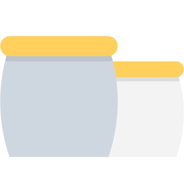 Varil düz vektör simgesi