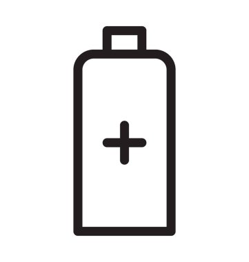 pil çizgisi vektör simgesi