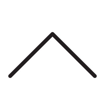 Ok çizgisi vektör simge kadar