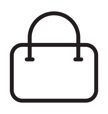 El çantası satırı vektör simgesi