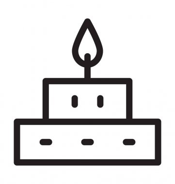 kek çizgisi vektör simgesi