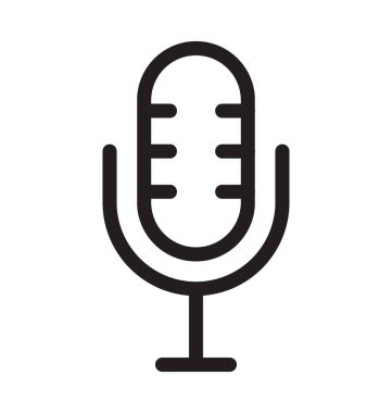 Mik hat vektör simgesi