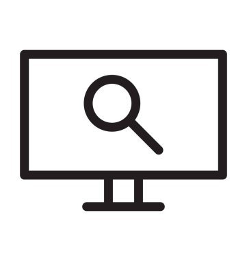 Arama satırı vektör simgesi