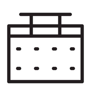 bagaj hattı vektör simgesi