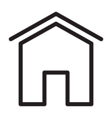 ev satırı vektör simgesi