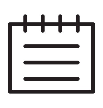 takvim çizgisi vektör simgesi