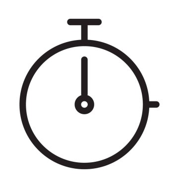 Chronometre satırı vektör simgesi