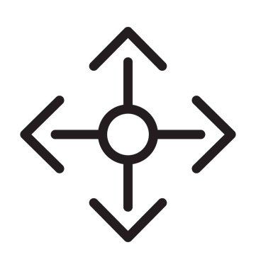 Çizgi vektör simge büyütmek