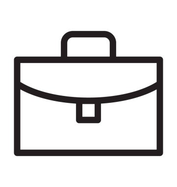 evrak çantası satır vektör simgesi