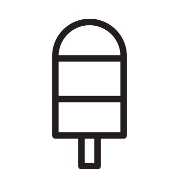 Buzlu şeker satırı vektör simgesi