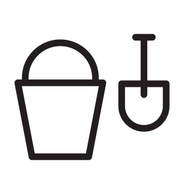 Bahçe araç satırı vektör simgesi