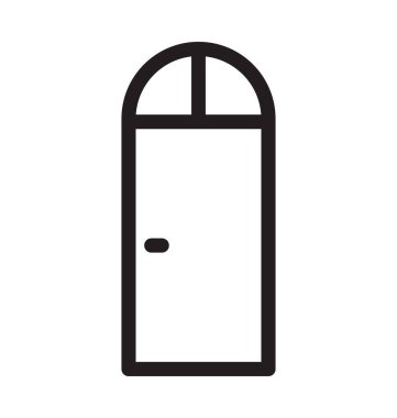 Eve giriş satırı vektör simgesi