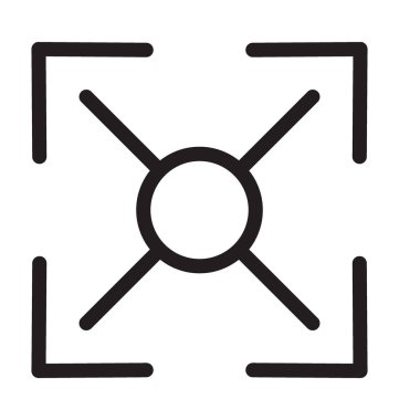 Çizgi vektör simgesini genişletin