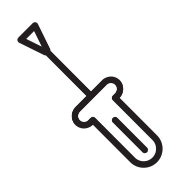 tornavida satır vektör simgesi