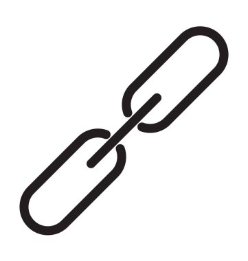 Bağlantı satırı vektör simgesi