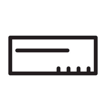 Gizli bilgi kodu vektör anahat simgesini 