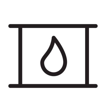 Şömine vektör anahat simgesini  