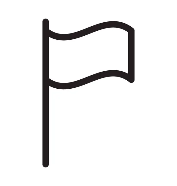 Εικονίδιο Διανύσματος Γραμμής Σημαίας — Διανυσματικό Αρχείο