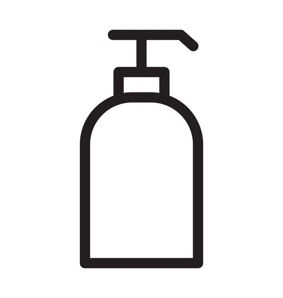 洗发水矢量轮廓图标 — 图库矢量图片