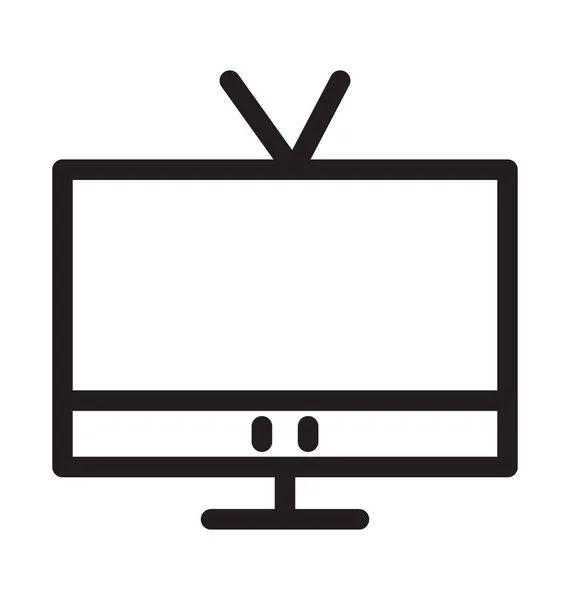 Векторная Икона Телевидения — стоковый вектор