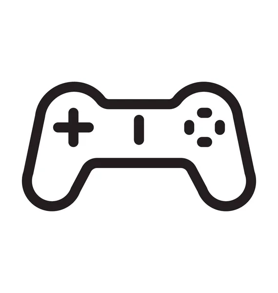 Gamepad Vektor Umriss Symbol — Stockvektor