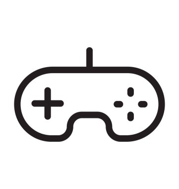 Gamepad vektör anahat simgesini