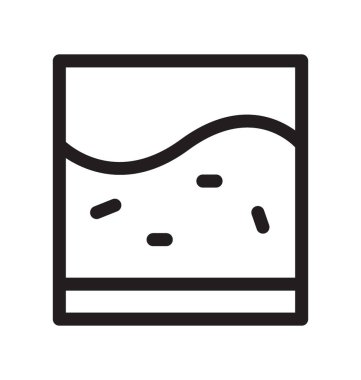 Tohum paket vektör anahat simgesini