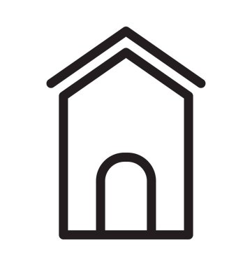 House vektör anahat simgesini