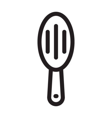 Kürek fırça vektör anahat simgesini