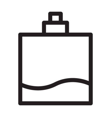 Parfüm vektör anahat simgesini