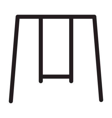 Vektör anahat simgesini salıncak