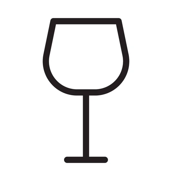 Vetor Vinho Esboço Ícone —  Vetores de Stock